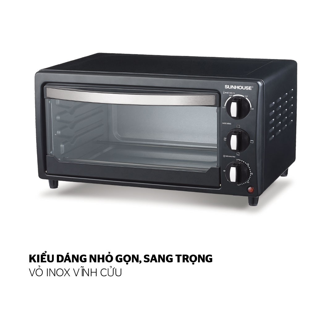 [Mã ELMALL300K giảm 5% đơn 500K] LÒ NƯỚNG 16L SUNHOUSE SHD4216