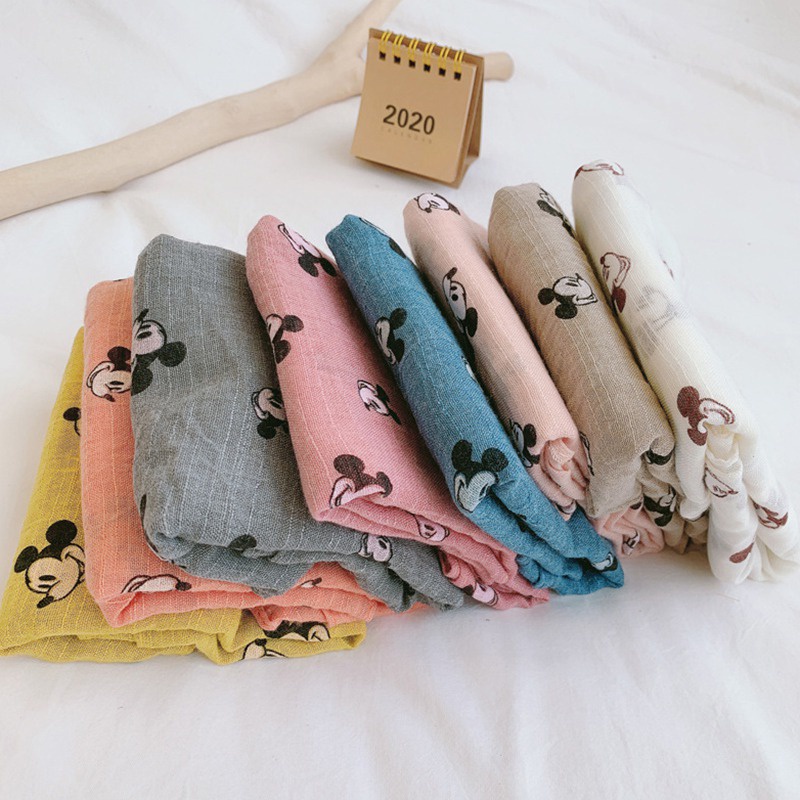 Khăn choàng cổ mềm mại chất liệu sợi polyester thời trang dễ thương cho bé