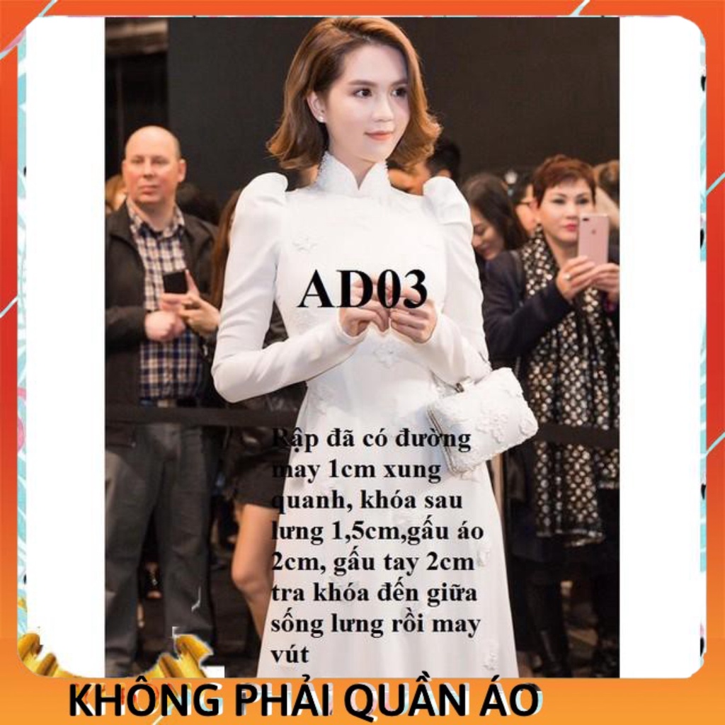 RẬP GIẤY ÁO DÀI TAY PHỒNG AD03