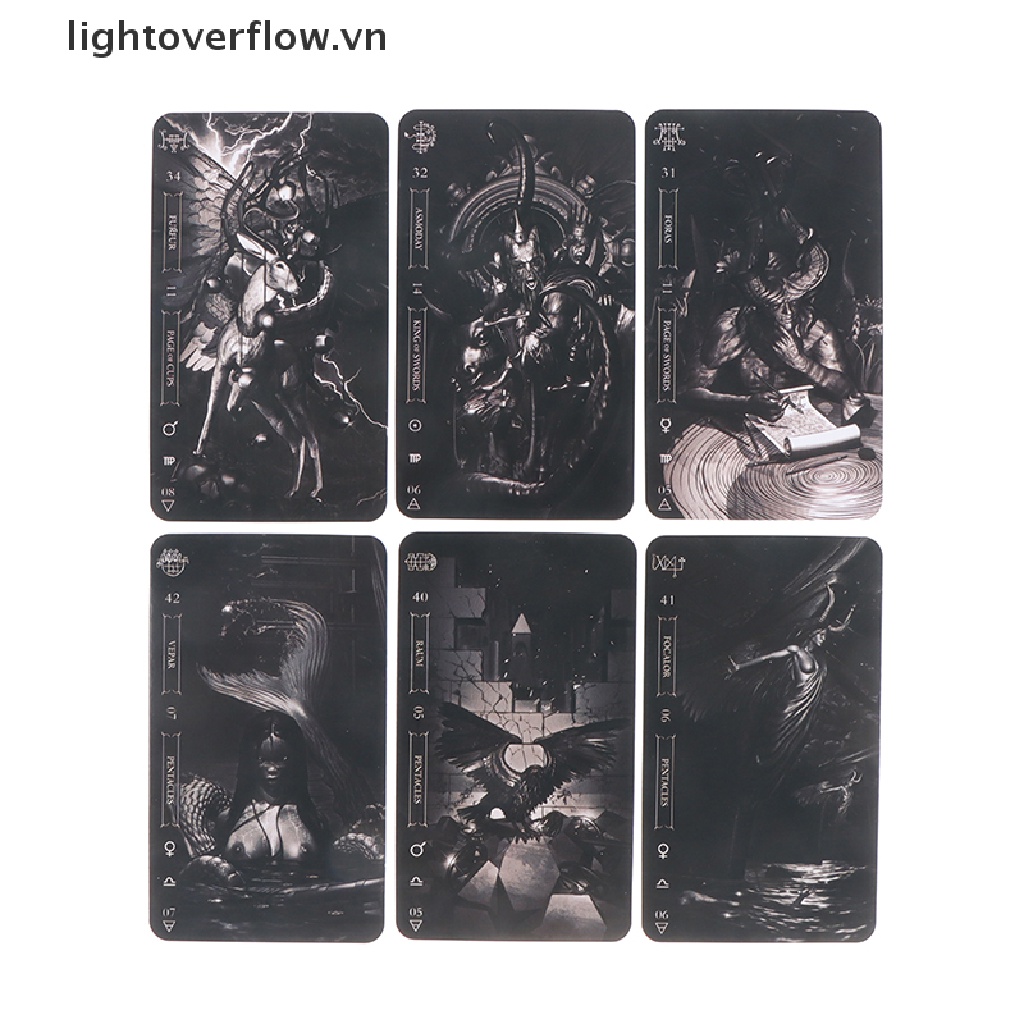 Bộ Bài Tarot Oracle Màu Tối Dùng Để Giải Trí