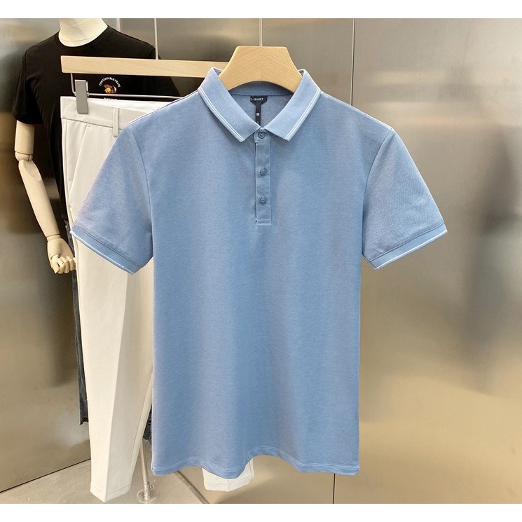 Áo polo nam đẹp trơn - Áo phông thun Chất liệu cá sấu cotton mềm mịn, dầy dặn, hoạt động thoải mái, thấm hút mồ hôi tốt