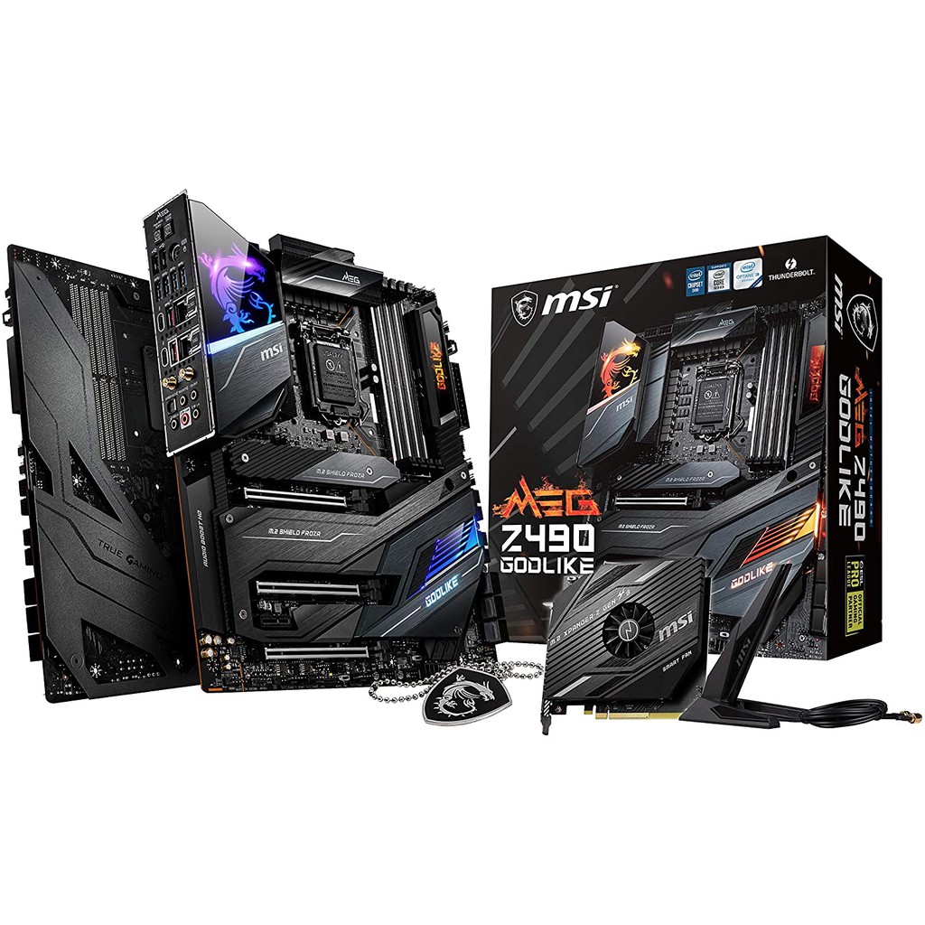 Bo mạch chính / Mainboard MSI MEG Z490 GODLIKE Gaming E-ATX - Fullbox - Likenew US