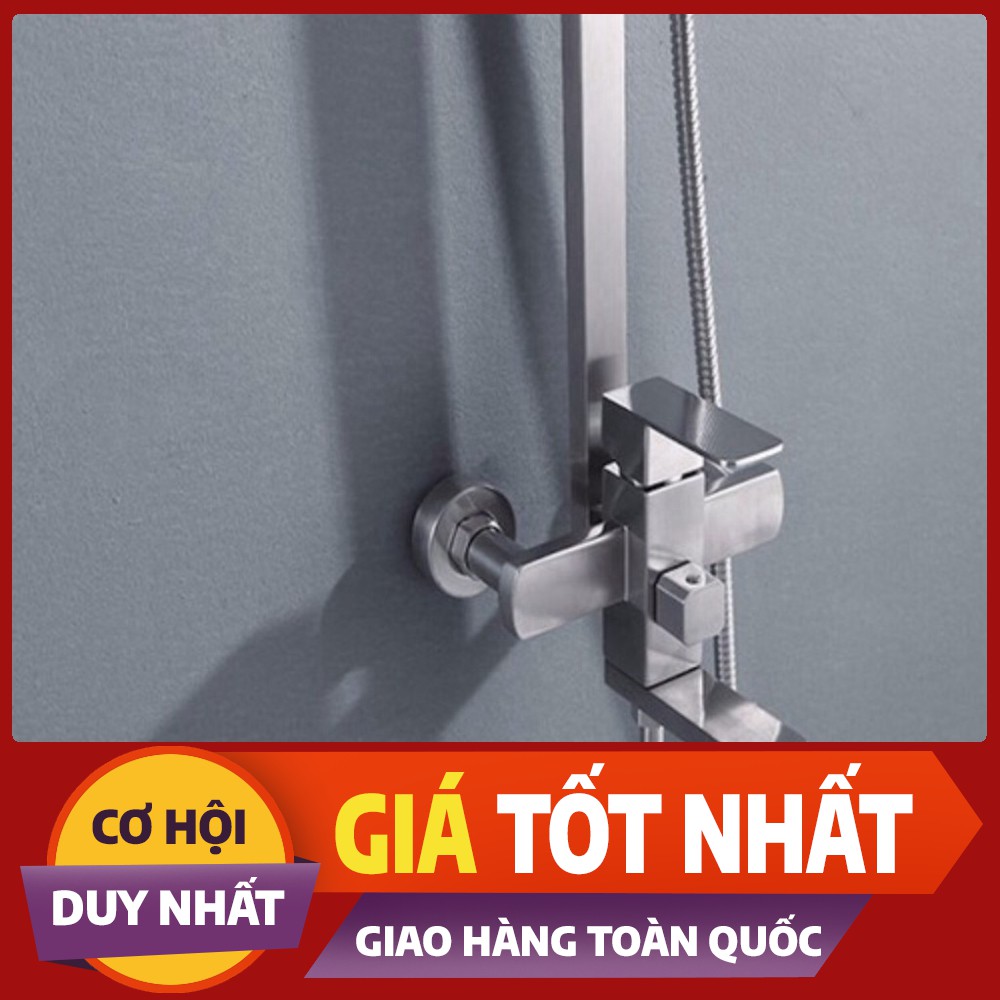 Bộ sen cây vuông Inox 304 nóng lạnh cao cấp SC 16