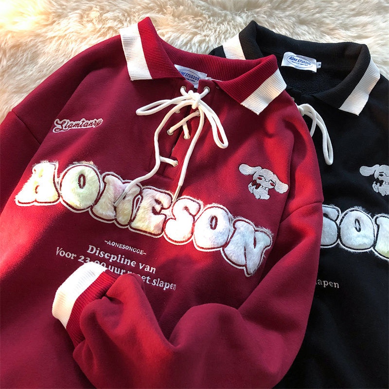 Áo hoodie Dài Tay oversize Phong Cách Hàn Quốc 2021 | BigBuy360 - bigbuy360.vn