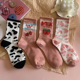 vớ cổ cao ullzang 1 set 4 đôi