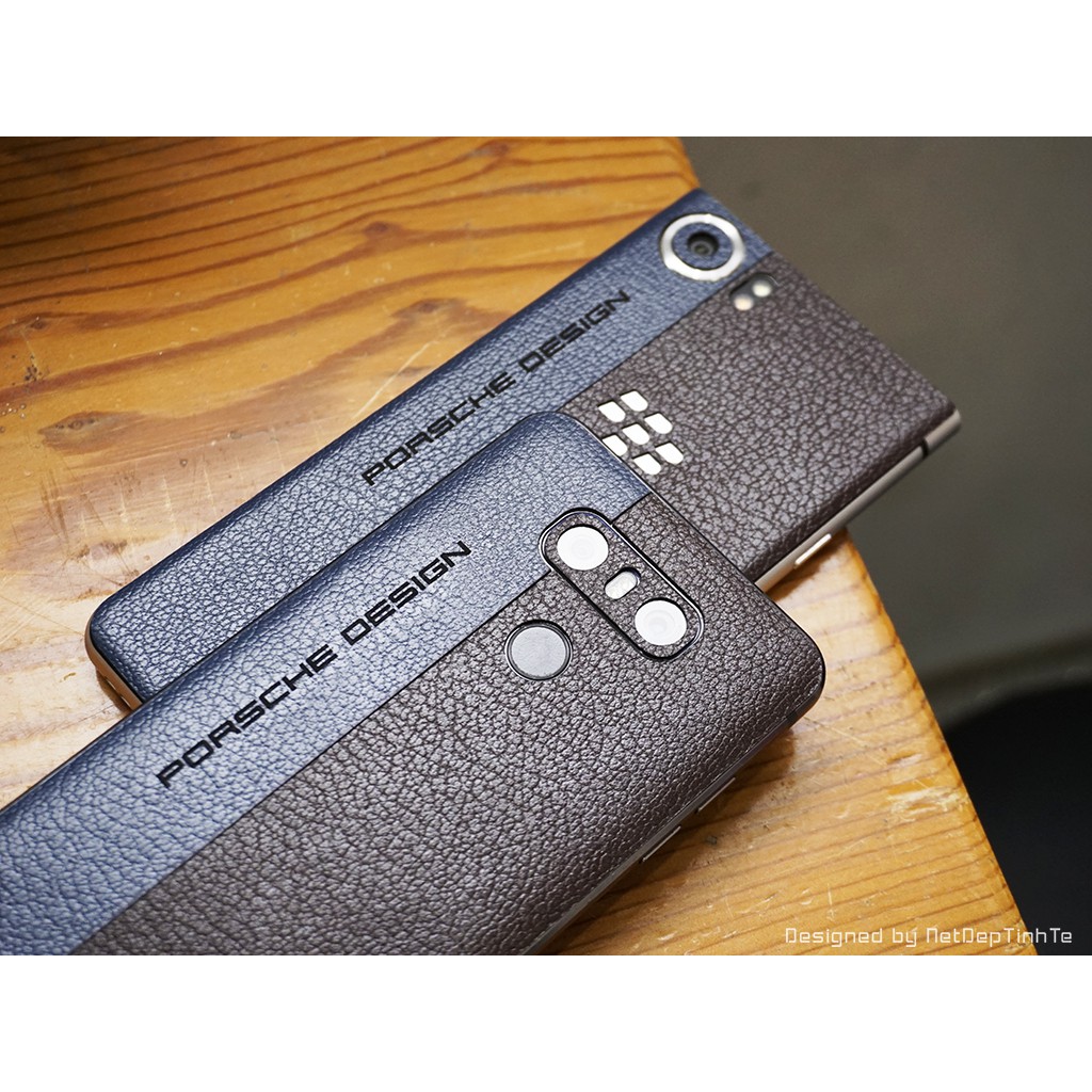 Miếng dán da skin Lg G6 - 2 sọc - xanh nâu - D17, 09