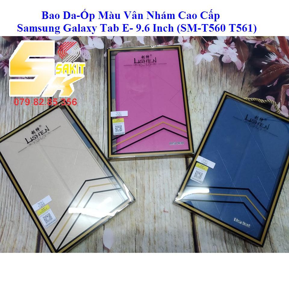 Bao Da-Ốp Màu Vân Nhám Cao Cấp Samsung Galaxy Tab E- 9.6 Inch (SM-T560/ T561).