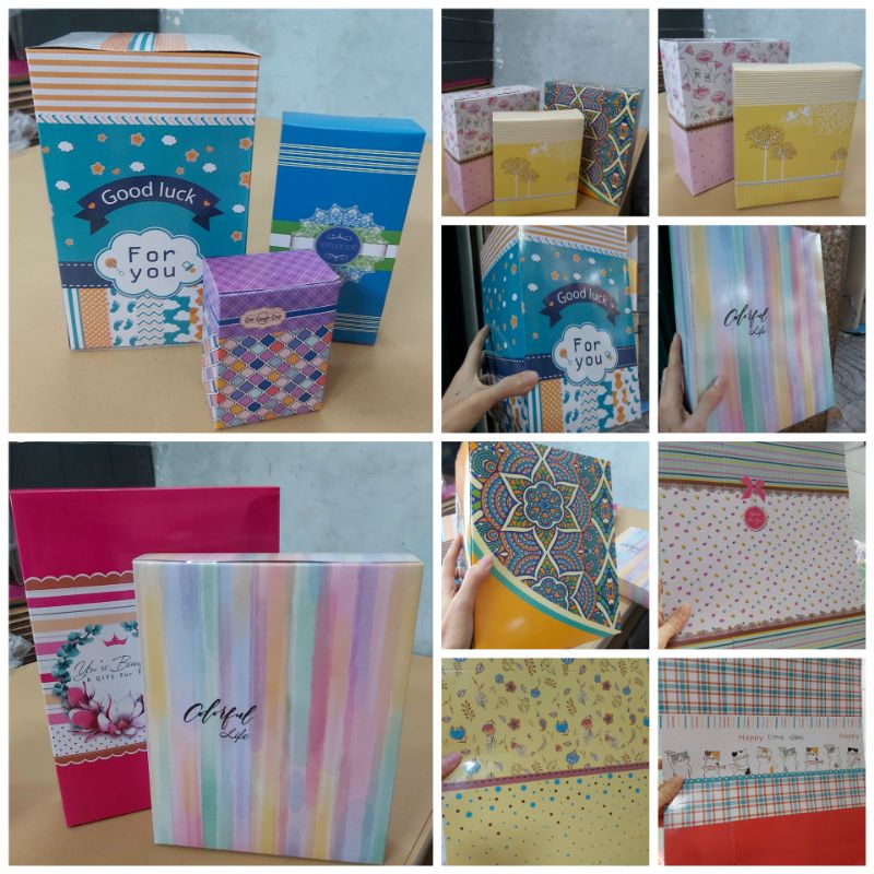 Combo 10 hộp xếp 13x30 cao 8cm