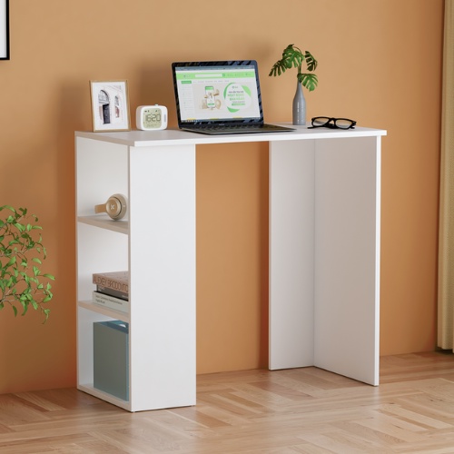 Bàn làm việc máy tính, bàn học kết hợp kệ sách thông minh tiết kiệm diện tích IGA - GP232.01