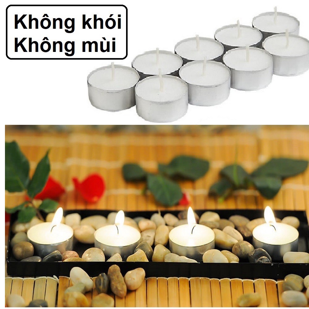 Nến Tealight AROMA không khói, không mùi cháy 4 tiếng