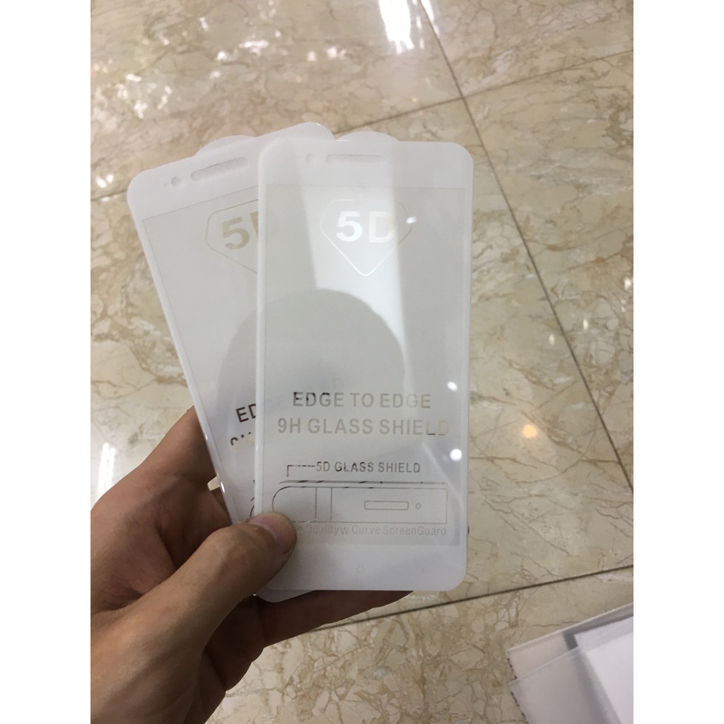 kính cường lực full xiaomi mi5x trắng