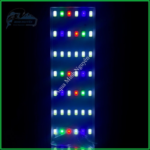 Đèn hồ cá 🐠🐠 LED 6 hàng bóng ánh sáng WRGB siêu sáng siêu mỏng cho đèn bể cá cảnh bể thủy sinh kích thước từ 20 - 90cm