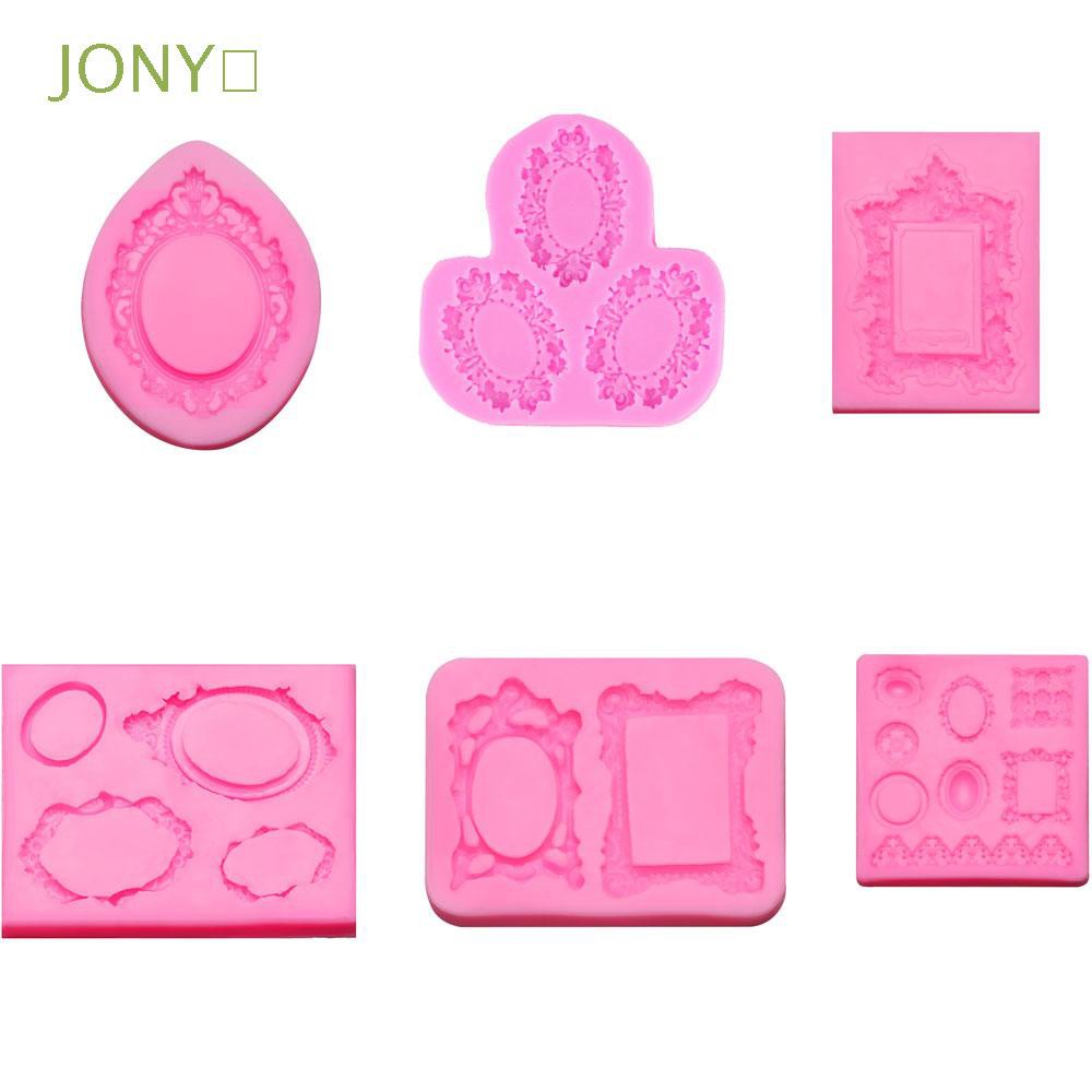 Khuôn Silicone Tạo Hình Khung Ảnh Trang Trí Bánh Kem