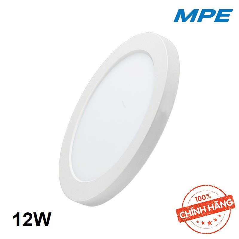 Đèn LED MPE Multi Panel Nổi SeriesMRPL Tròn 6W, 12W, 18W, 24W Bóng Đèn Tích Hợp 3 Màu (Ánh Sáng Trắng, Vàng, Trung Tính)