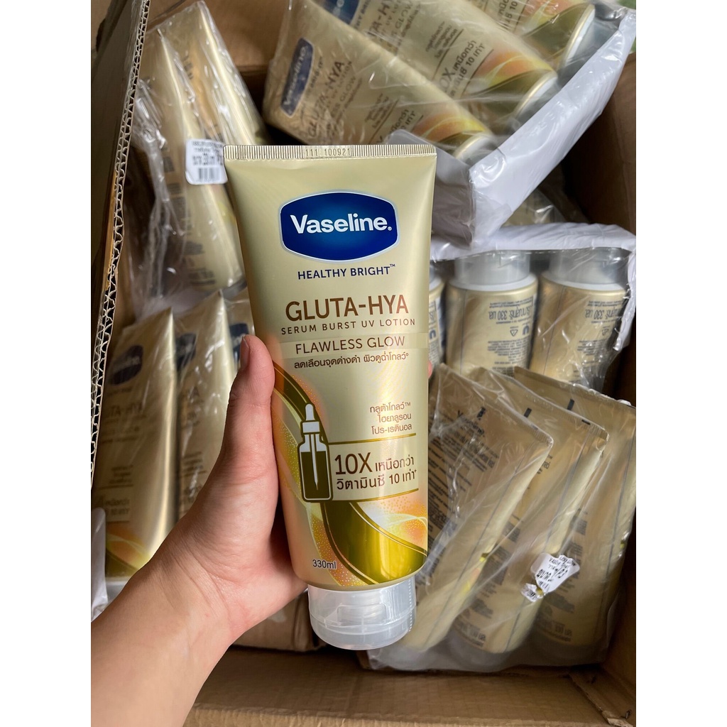 Sữa dưỡng thể Vaseline Healthy Bright Gluta-Hya Serum Burst