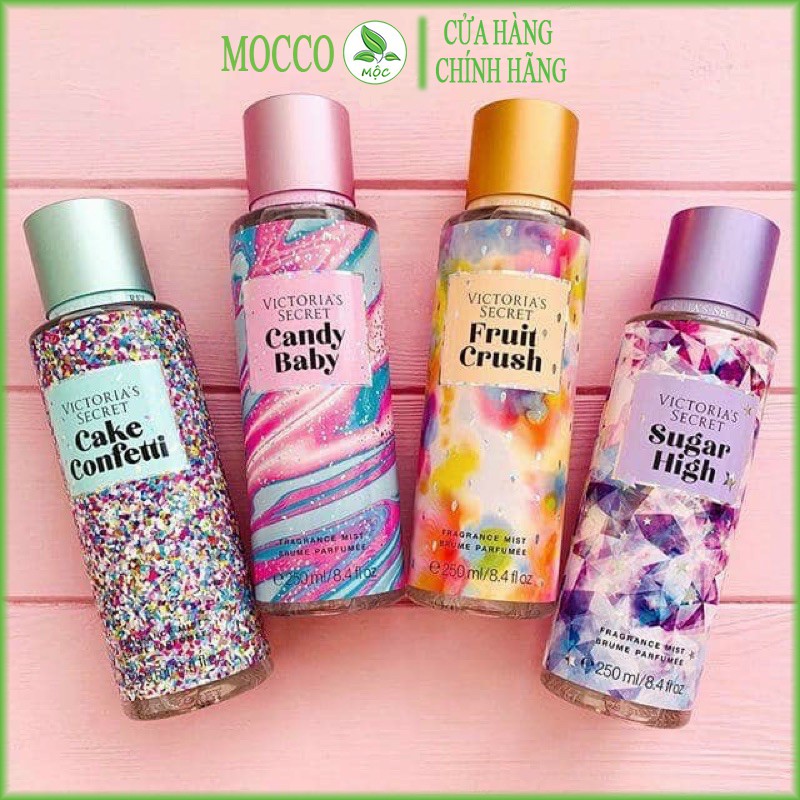 Xịt thơm toàn thân Victoria's Secret body mist mẫu mới đủ mùi