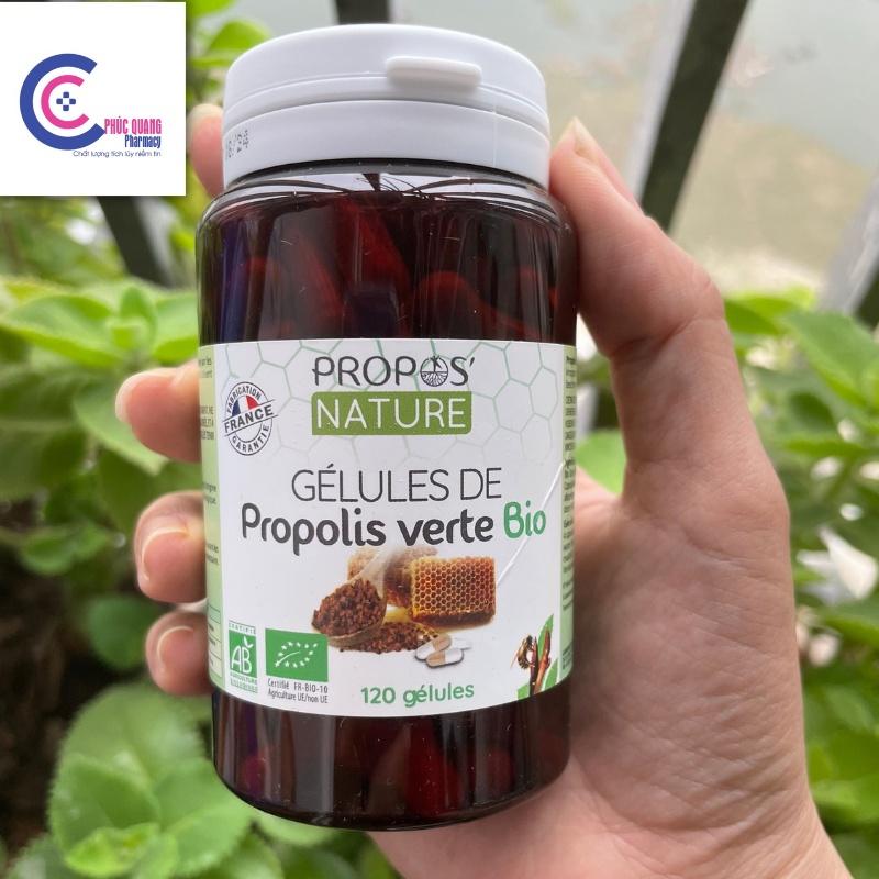 Viên uống keo ong xanh Propolis verte Bio