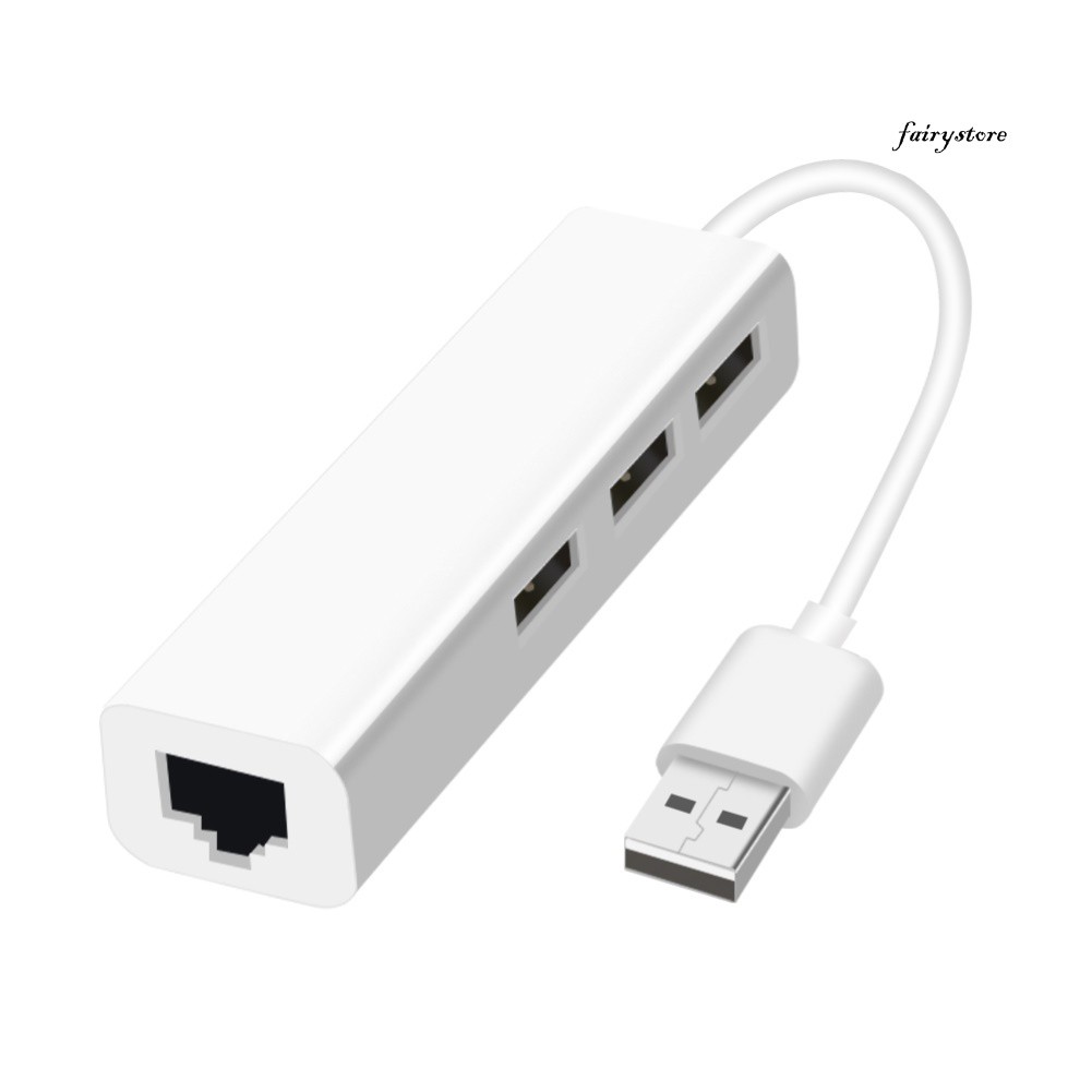 Bộ Chia Cổng Usb / Type-c 3 Cổng Usb2.0 Hub Rj45 Lan