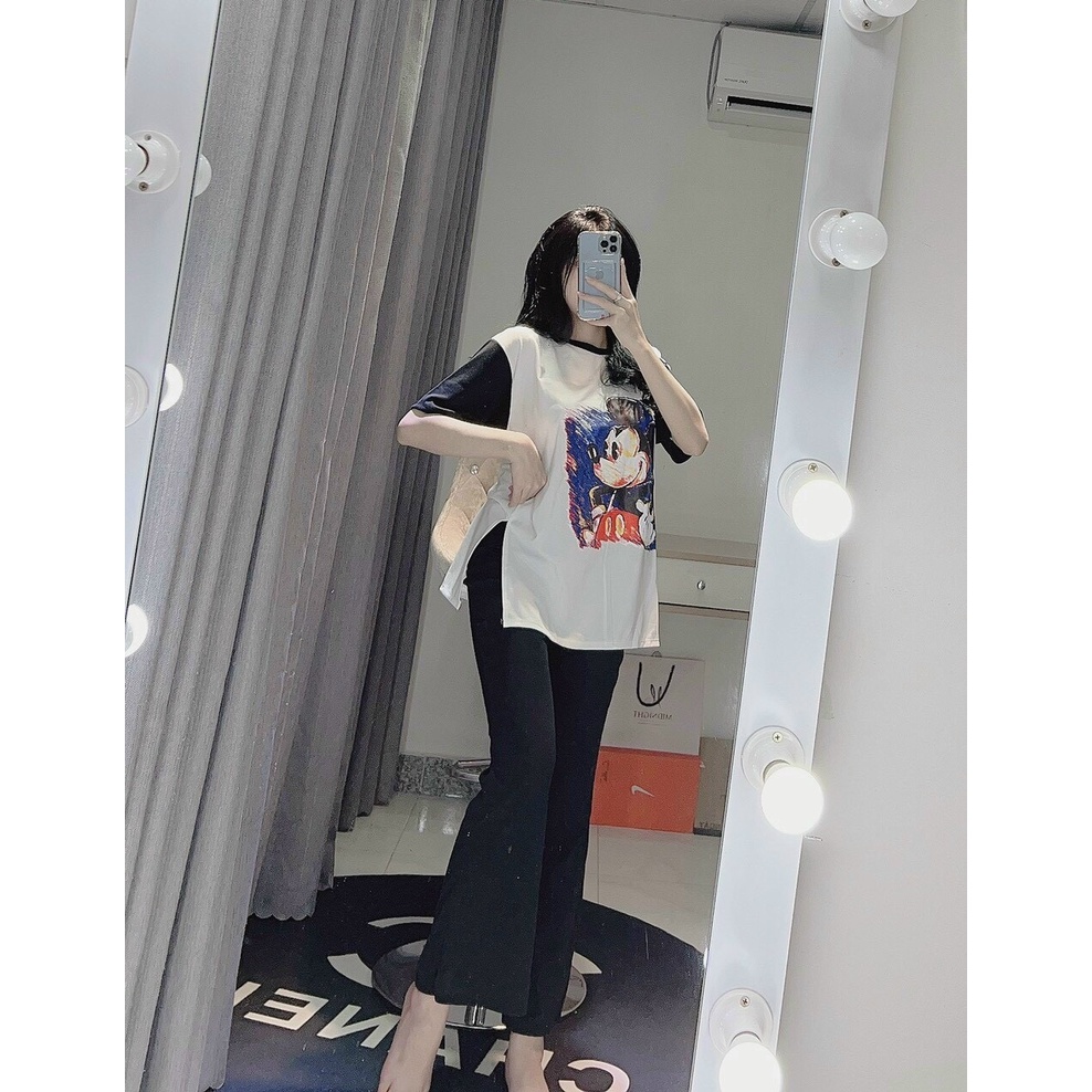 ƠSét thun mickey áo thêu gấu siêu hot 4 màu vải chất lượng