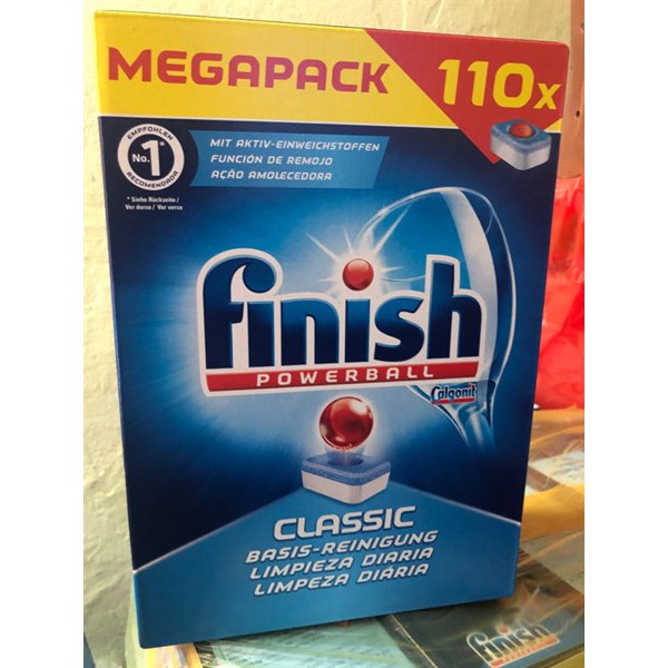 Viên rửa bát Finish Classic 110 viên (Nhập Đức)