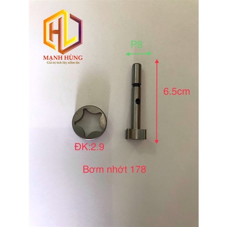 Bơm Nhớt 173=178 phụ tùng máy nông nghiệp phụ tùng Hùng Lỳ