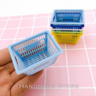 Rổ nhựa mini cao