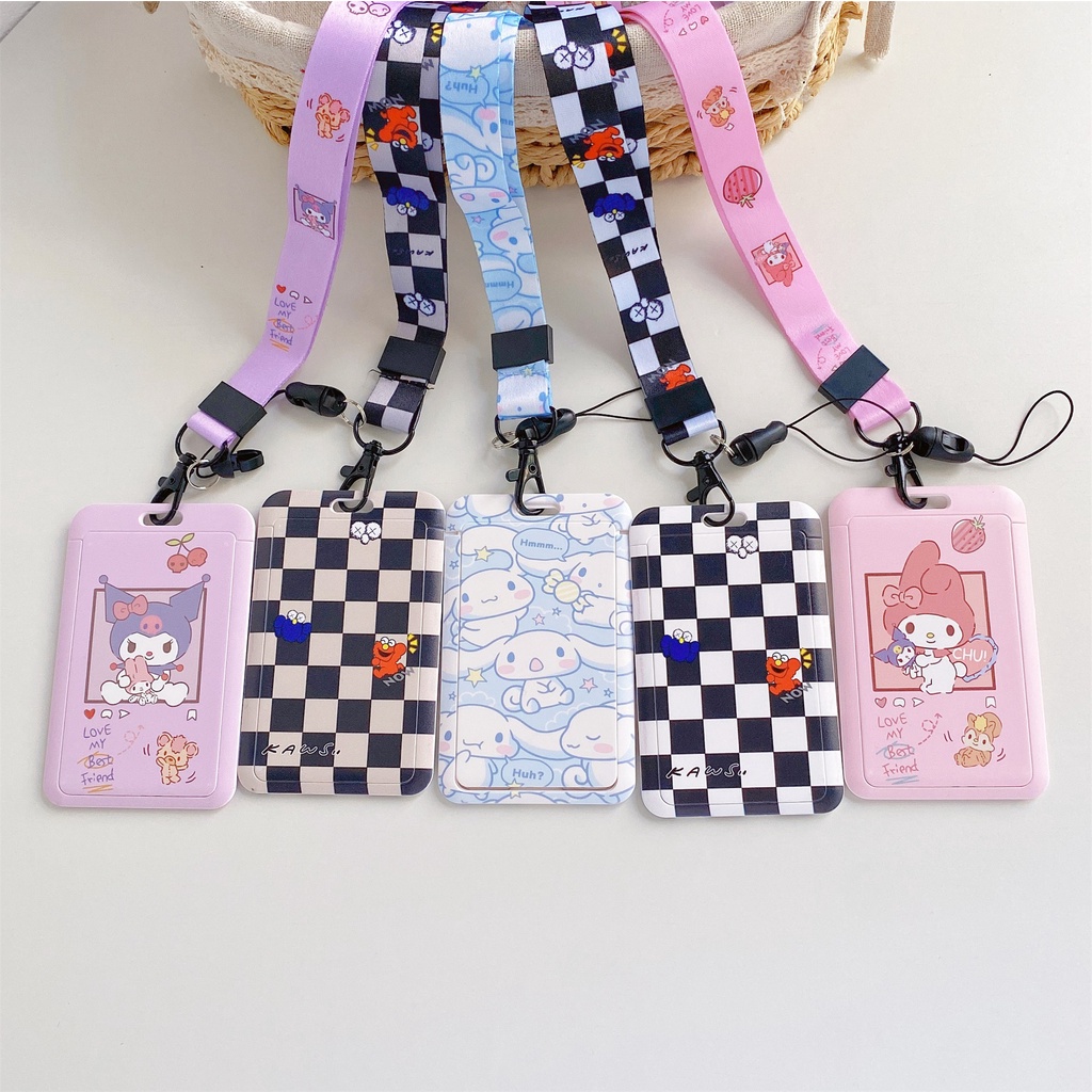 Dây Đeo Thẻ ID/Thẻ ID Họa Tiết Hoạt Hình Dễ Thương Xinh Xắn