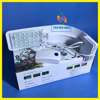 Đèn led kẹp thủy sinh Vipsun 280 cho hồ 30cm-40cm công suất 10W Kính 5mm