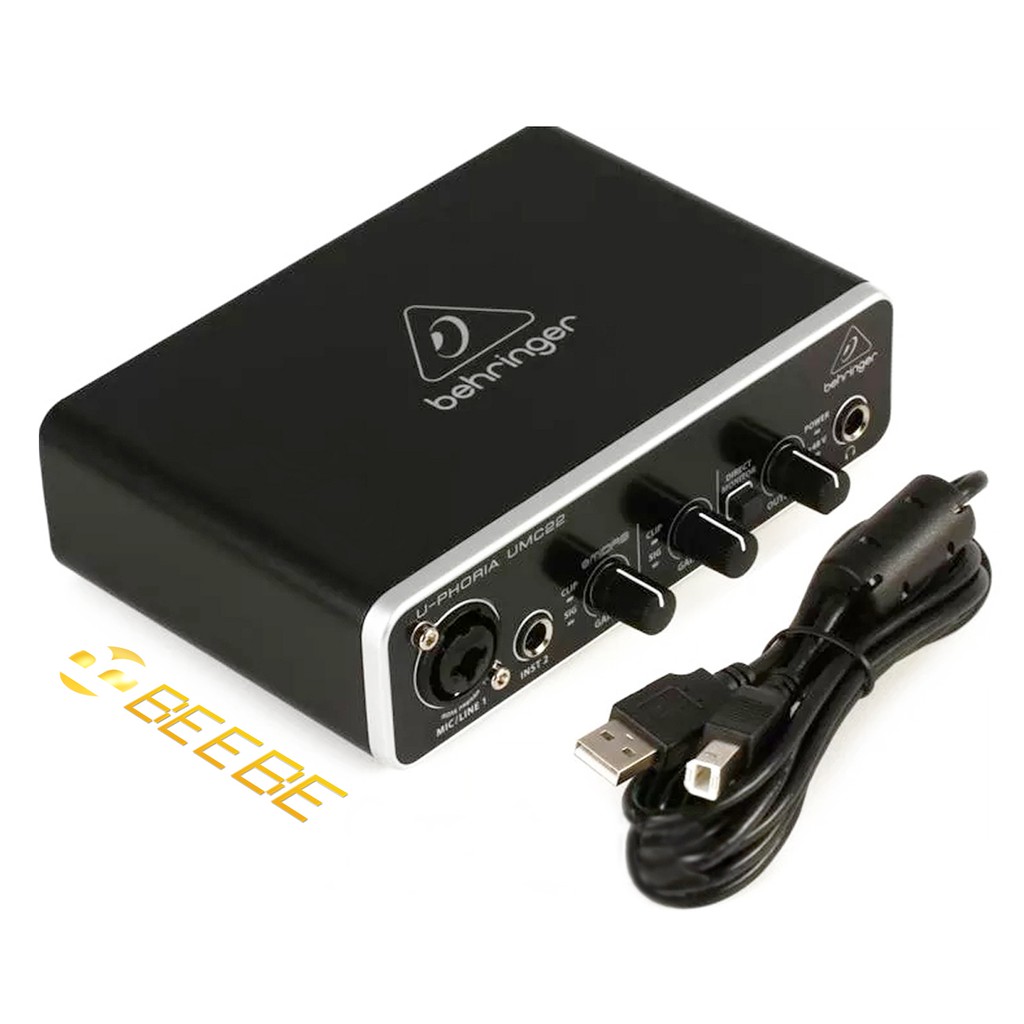 Behringer U-PHORIA UMC22 - Sound Card Thu Âm và Làm Nhạc
