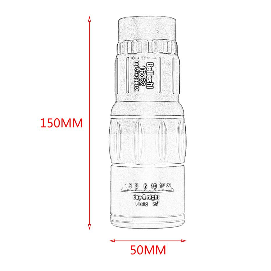 AIOⒶ Ống ngắm bằng kính quang học