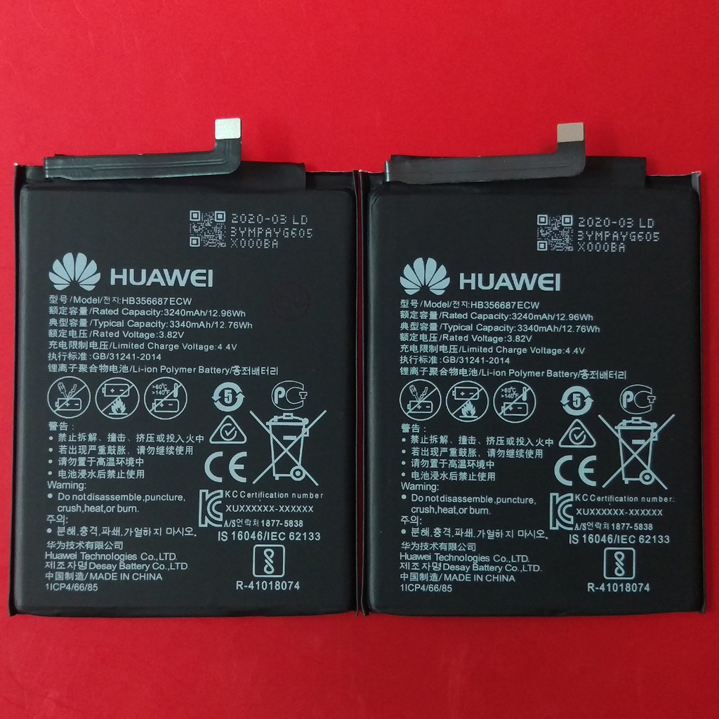 Pin Huawei Nova 2i / RNE-L22 / Nova 3i / INE-LX2 mã HB356687ECW Dung Lượng 3240mAh