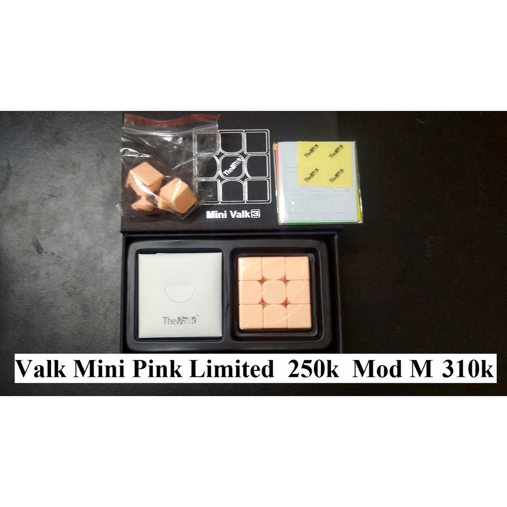 Rubik 3x3x3 Valk Mini Pink Limited Edition
