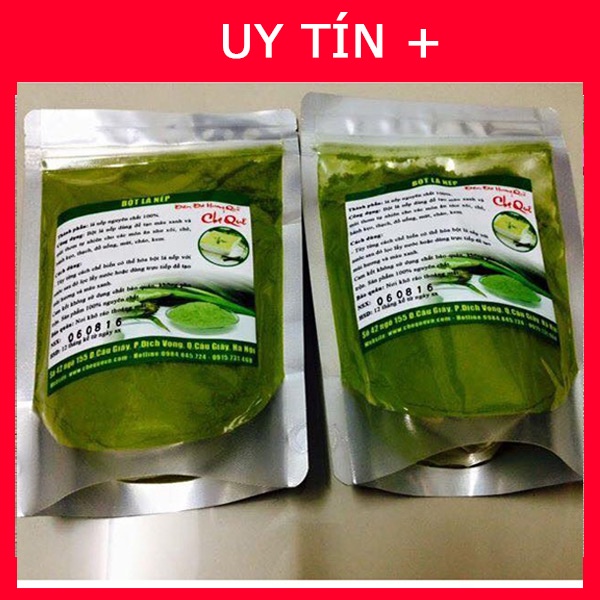 Bột lá nếp (Bột lá dứa) Gói 100gr Sấy Lạnh Nguyên Chất Chuyên Dùng Tạo Mùi Thơm Màu Xanh Làm Các Loại Bánh, Đồ Uống