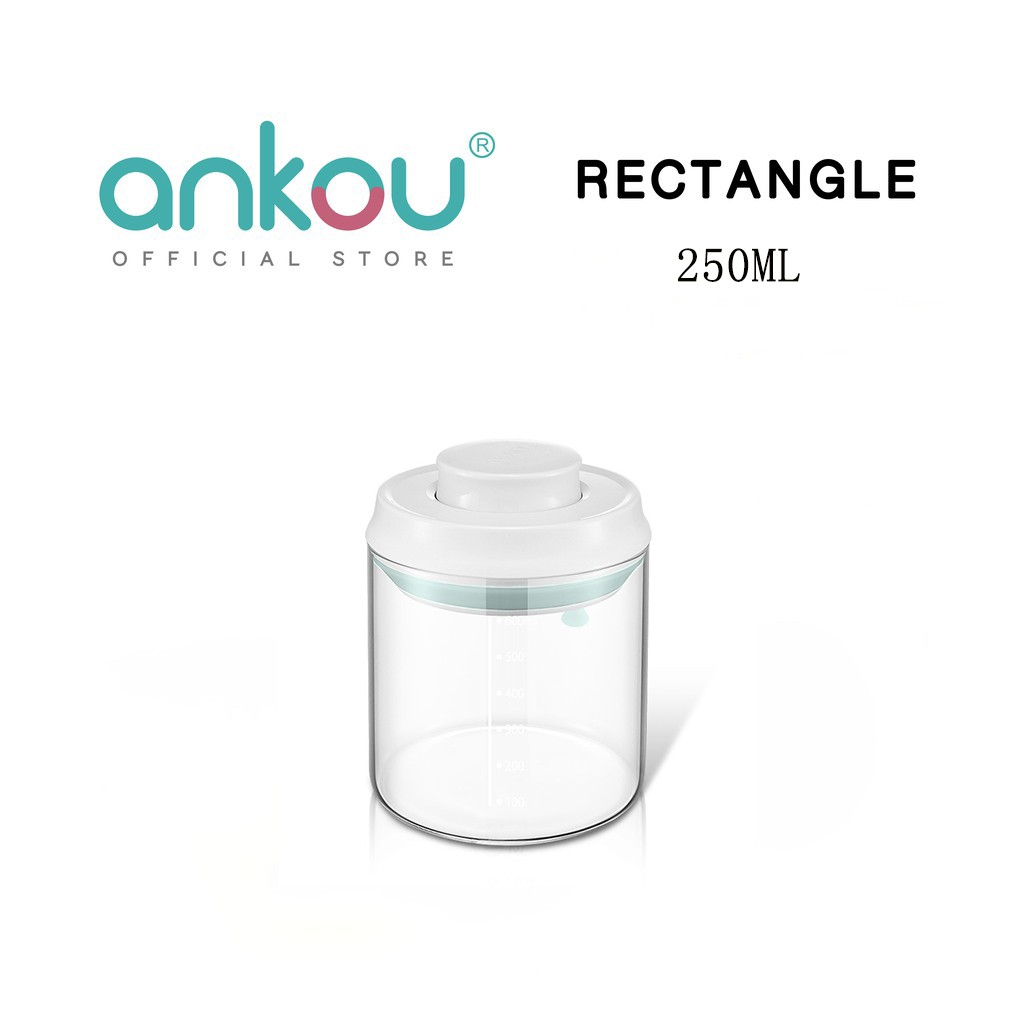 ANKOU Bình Đựng Nước Có Nắp Dung Tích 250ml