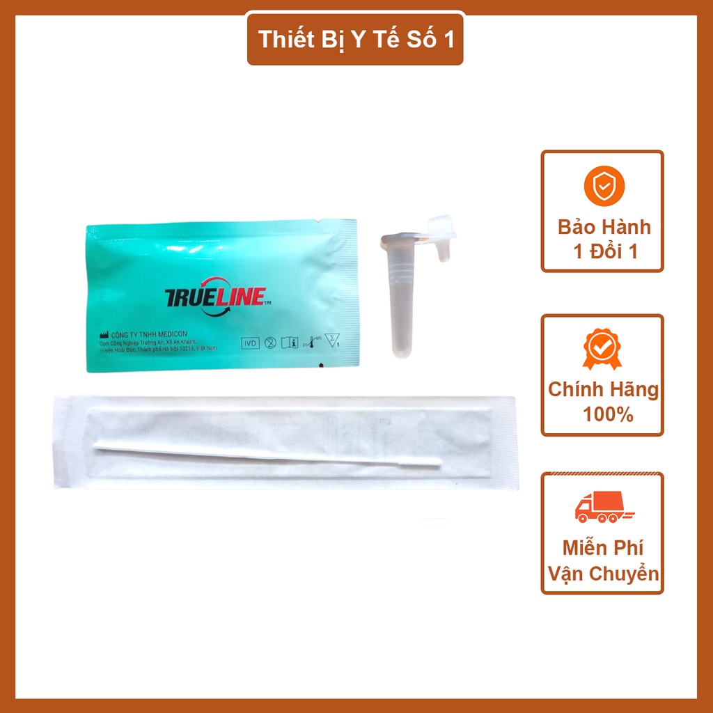 5 que kit test nhanh tại nhà SARS-CoV-2 Trueline Covid-19 Ag Rapid Test