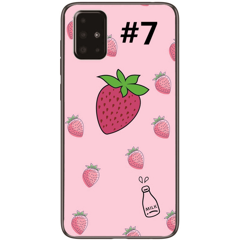 Ốp lưng TPU mềm họa tiết trái cây đáng yêu cho Samsung Galaxy A71/A51/A41/A31/A21/A11 | BigBuy360 - bigbuy360.vn