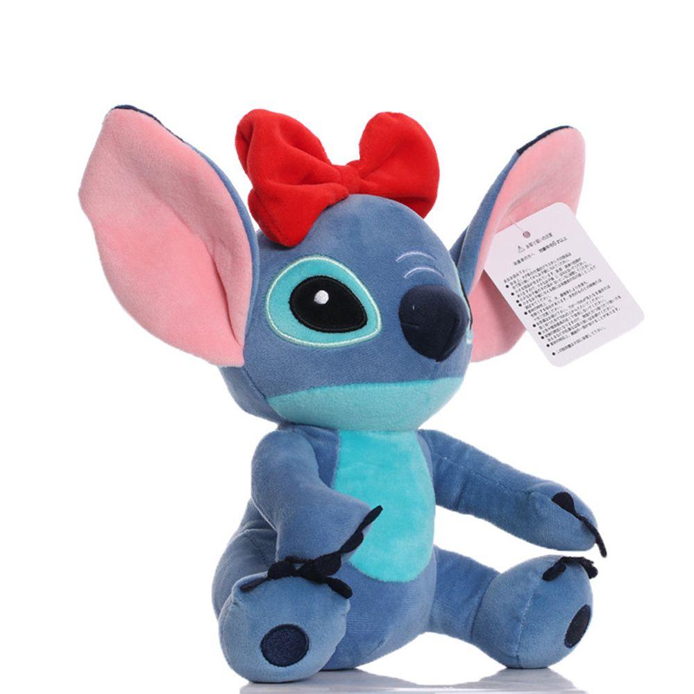 Thú Nhồi Bông Hình Lilo &amp; Stitch Hoạt Hình Đáng Yêu Trang Trí Phòng Khách