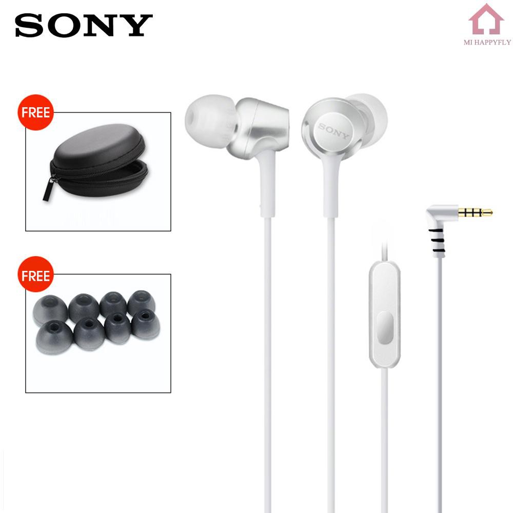 Tai Nghe Nhét Tai Mi Sony Mdr-Ex255Ap Có Mic Chất Lượng Cao