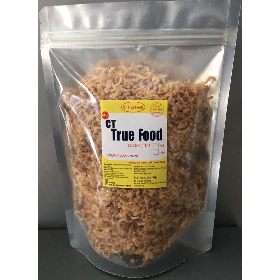 Ruốc làm bánh thơm ngon - Chà bông xù sợi / CT True Food - Túi 5 Kg