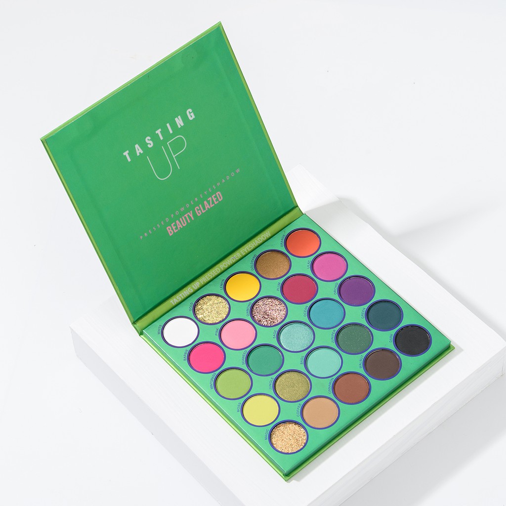 [Hàng mới về] Bảng Phấn Mắt Beauty Glazed 25 Màu Lì Nhũ Trang Điểm Lâu Trôi | BigBuy360 - bigbuy360.vn
