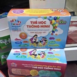 Combo 2 bộ thẻ học thông minh