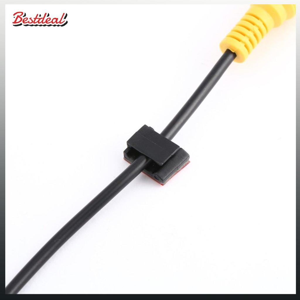 【Hàng sẵn sàng】【COD】100 Pcs Adhesive Cable Clips Wire Clamps Car Cable Organizer Cord Tie Holder | BigBuy360 - bigbuy360.vn