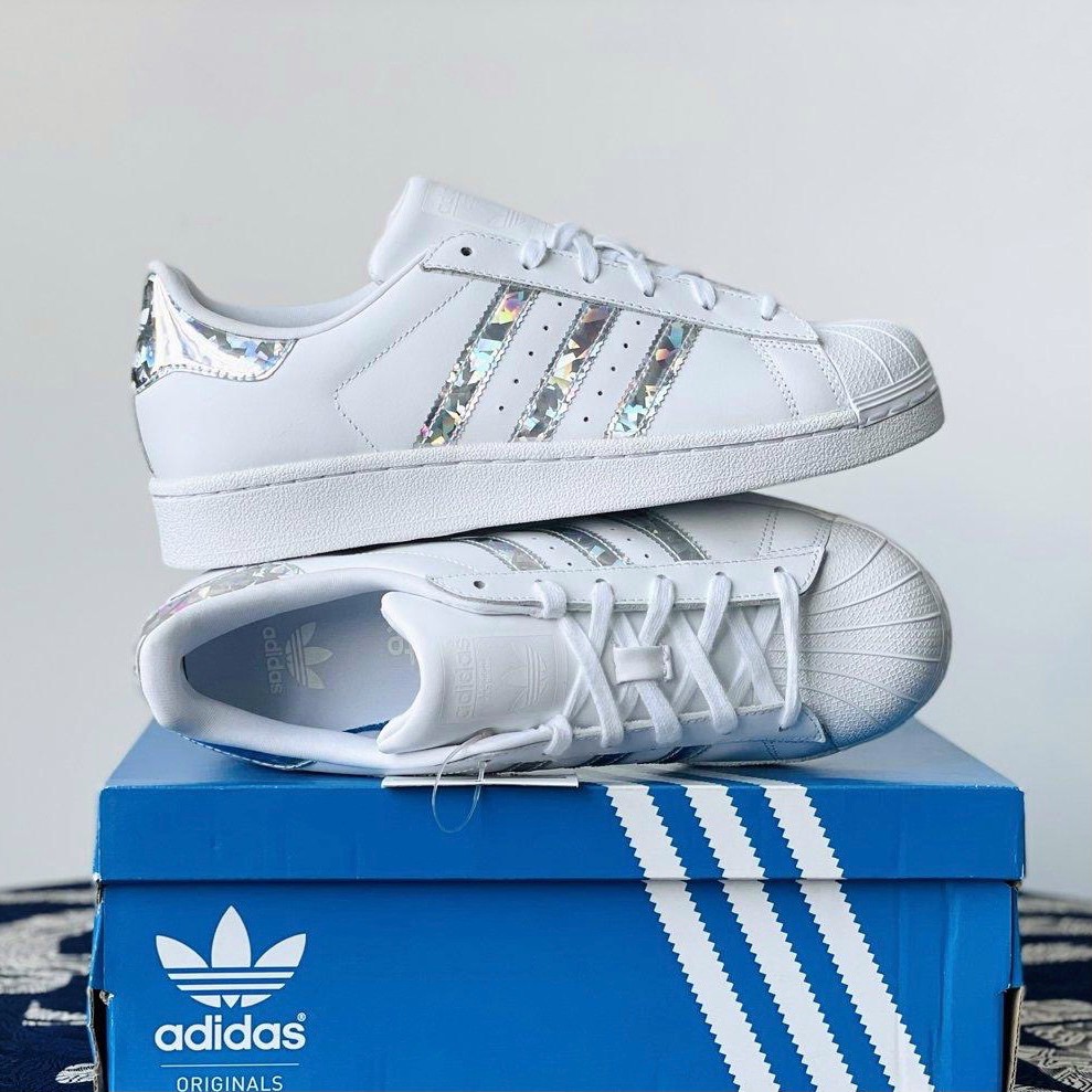 🔴[Thanh Lý]🔴 🔵 [Xã Kho] [Giá Rẻ] 🔵Giày Adidas Superstar Diamond 💙FREESHIP💙 Giày Thể Thao Nữ Adidas Chuẩn Auth