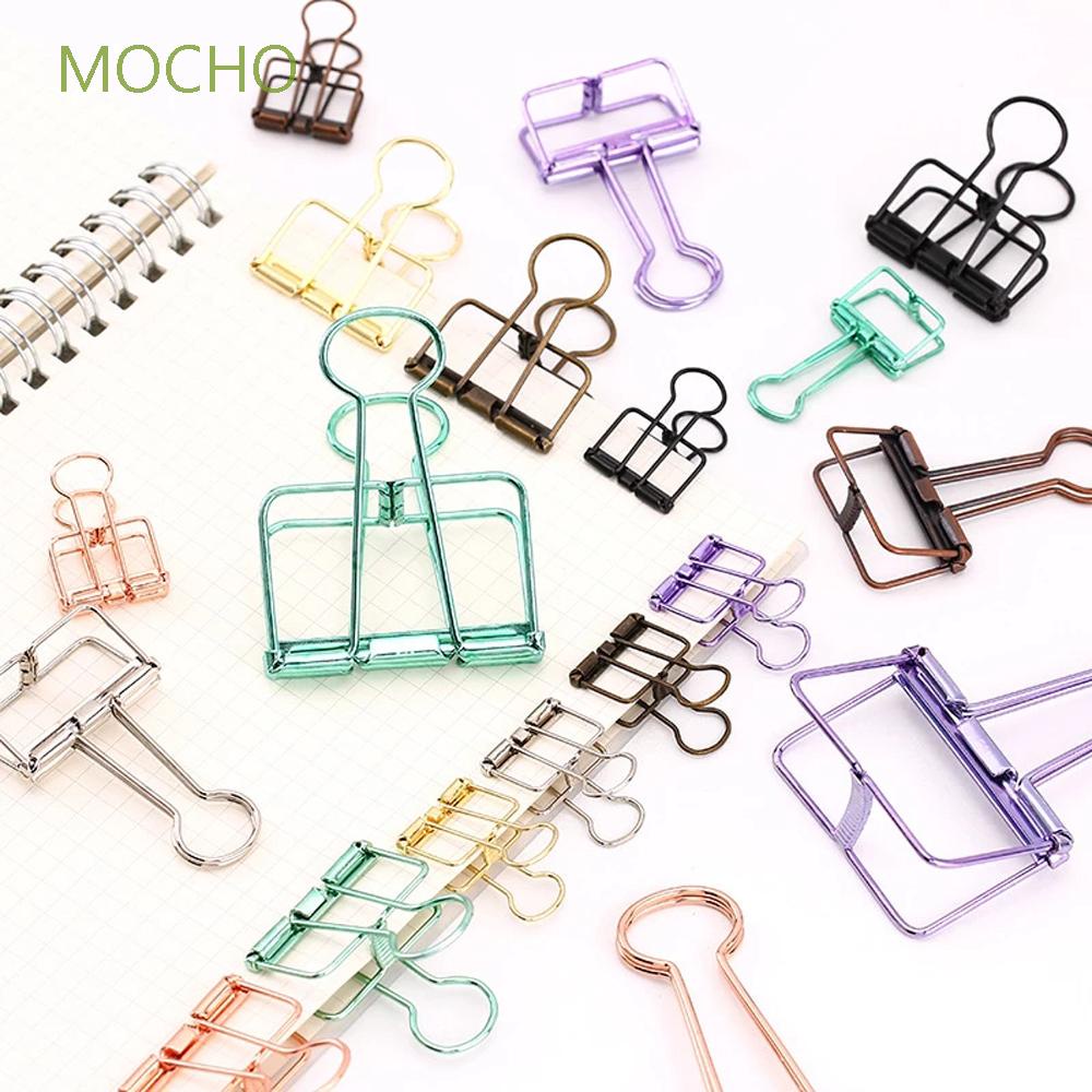 Kẹp Tài Liệu Bằng Kim Loại 3 Kích Cỡ Tiện Dụng Cho Học Sinh / Văn Phòng