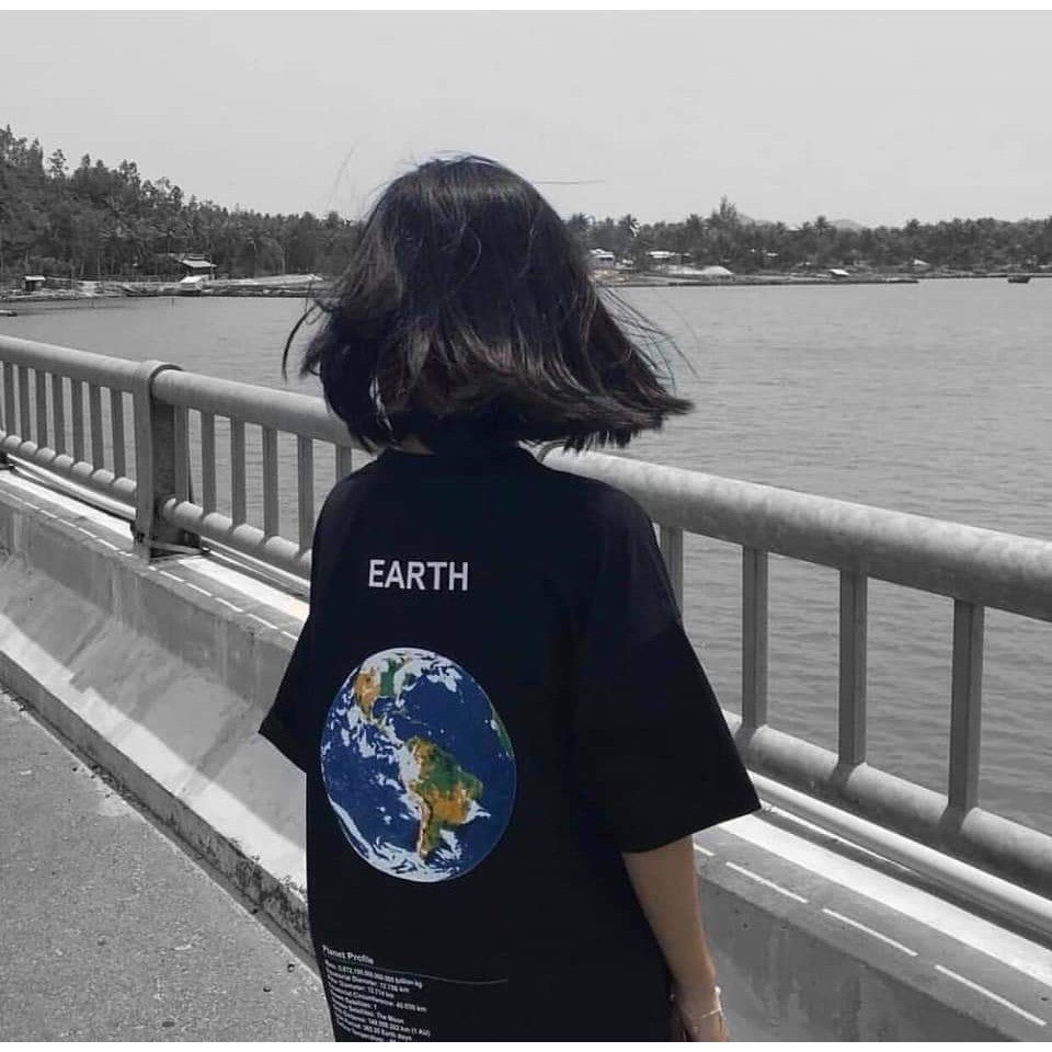 ÁO THUN EARTH TAY LỠ UNISEX