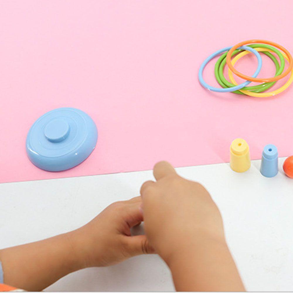 Vòng Nhẫn Nhựa Xếp Chồng Lên Nhau Rèn Luyện Trí Thông Minh Cho Bé