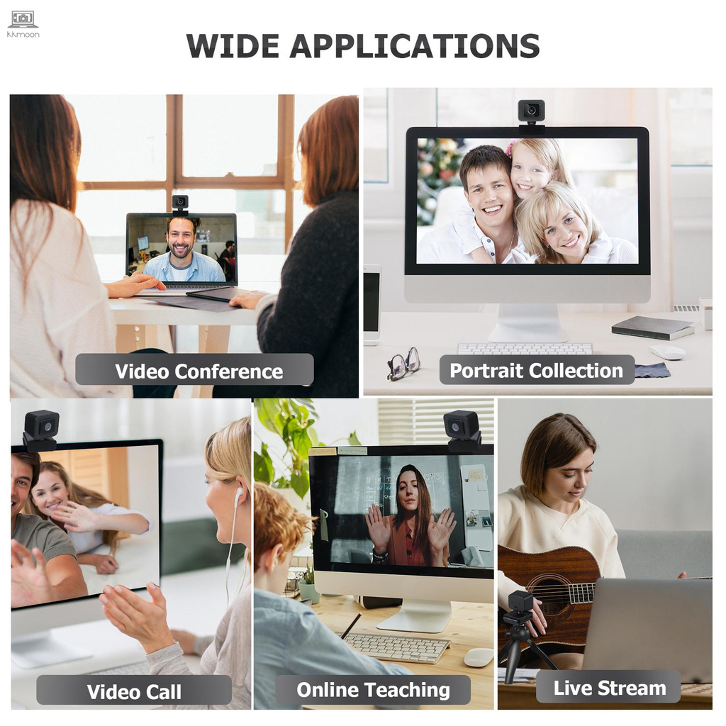 Webcam Cổng Usb Kkmoon 1080p Chất Lượng Cao | BigBuy360 - bigbuy360.vn
