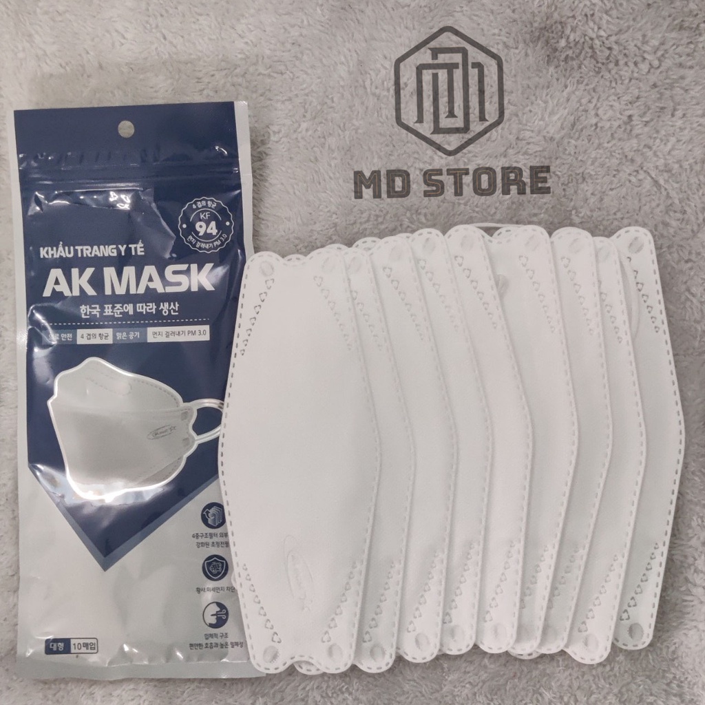 [ Giá Sỉ - SET 50 Chiếc ] Khẩu trang KF94 - 4 Lớp kháng Khuẩn Hàn Quốc Chống Bụi Mịn - Hàng Chính Hãng | BigBuy360 - bigbuy360.vn