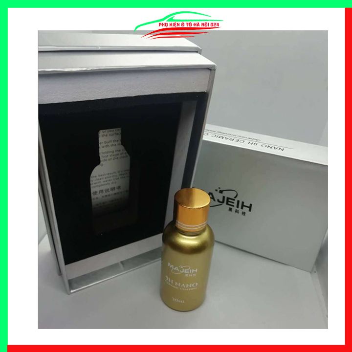 Bình xịt phủ nano siêu kỵ nước cho kính ô tô Hydrophobic 9H Nano mạ gốm 30ML OEM