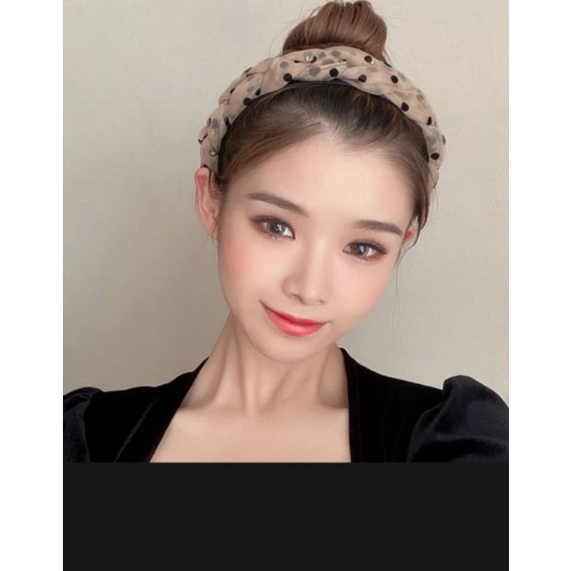 Băng đô cài tóc bờm rửa mặt phong cách retro Hàn quốc, phụ kiện tóc nữ thời trang Filibra - CT021